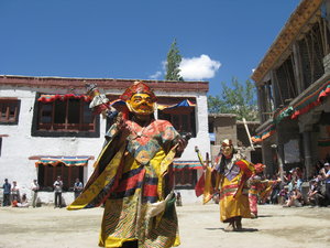 Mask Dance at Phyang Gumpa