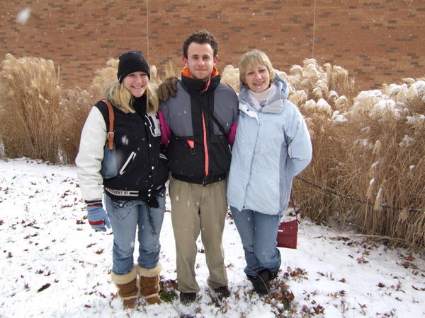 Family in Snow