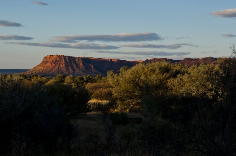 Sunset over the ranges at Kings Canyon