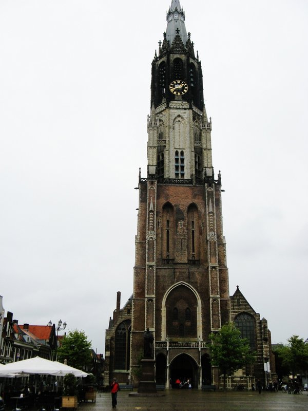 The steeple of the "new" church