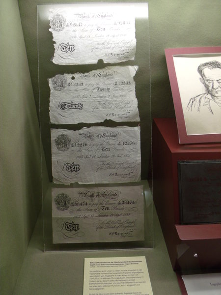 Counterfeit Notes produced in Sachsenhausen