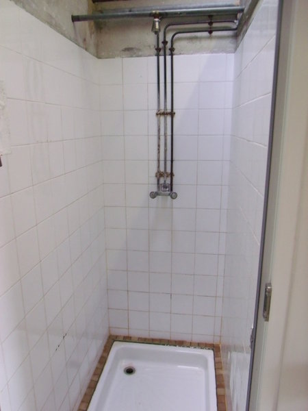 The shower cubicle