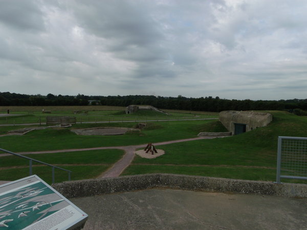 The bunkers of the Merville-Battery