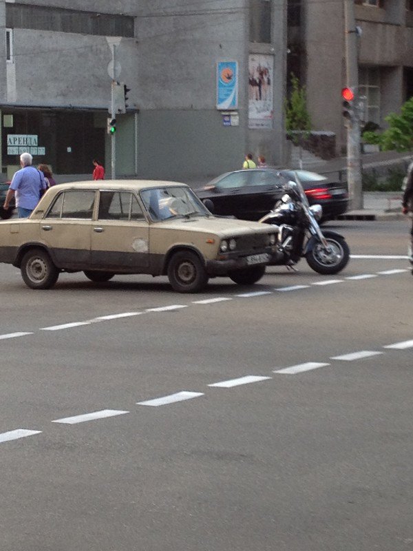 A Lada on Shevchenko Blvd
