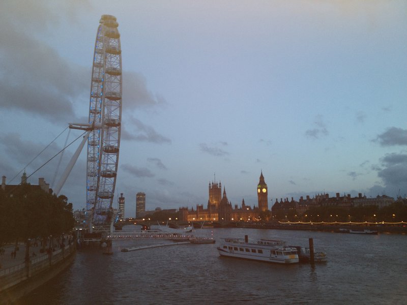 London Eye, Themse, Parliament, Big Ben