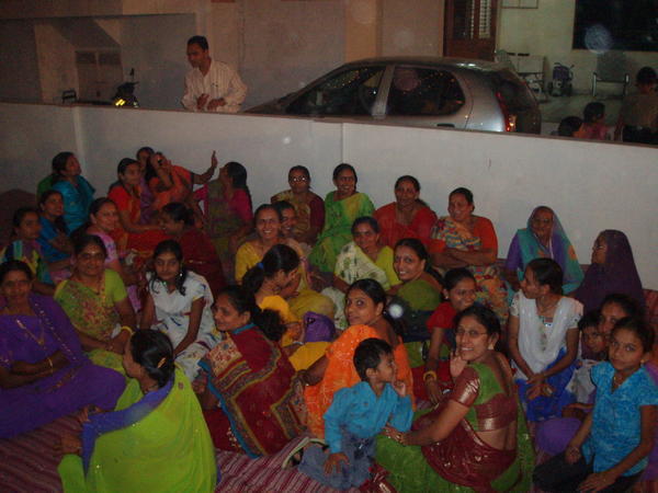 Women, Saris and Garba