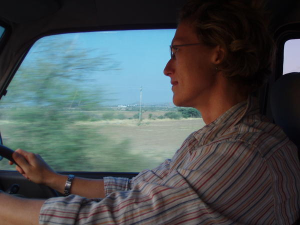 Tess driving in India!!