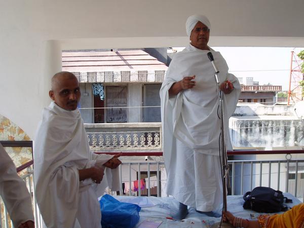 Swamiji and Priest