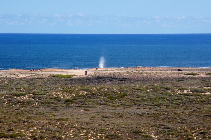 Quobba blowhole viewed from the lighthouse