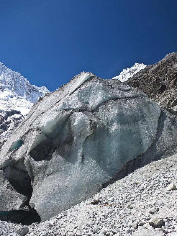 Our section of glacier we climbed