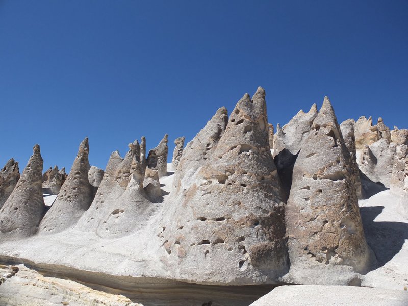 Amazing volcanic ash rock formations