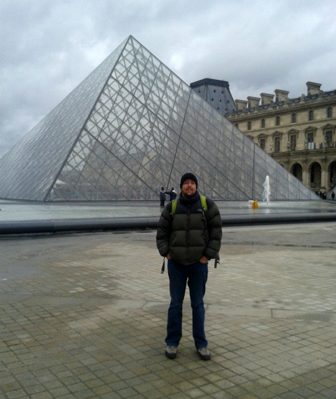Louvre from the outside