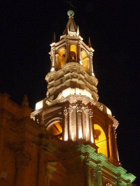 Arequipa's main cathedral