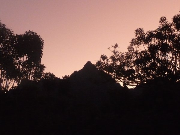 Sunrise from Machu Pichu