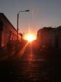 Sunset over Arequipa's streets