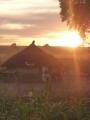 Sunrise scene in Nimule