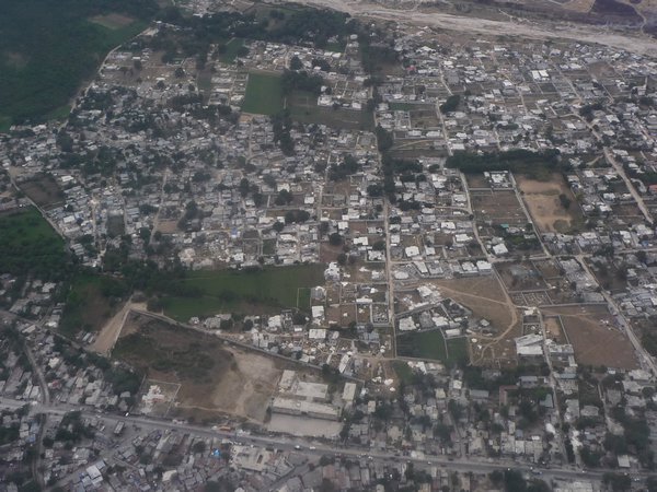 Aerial view of Port au Prince