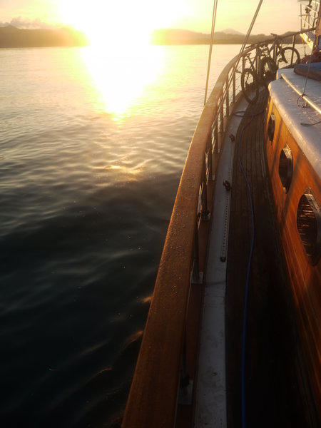 A beautiful day on a beautiful boat