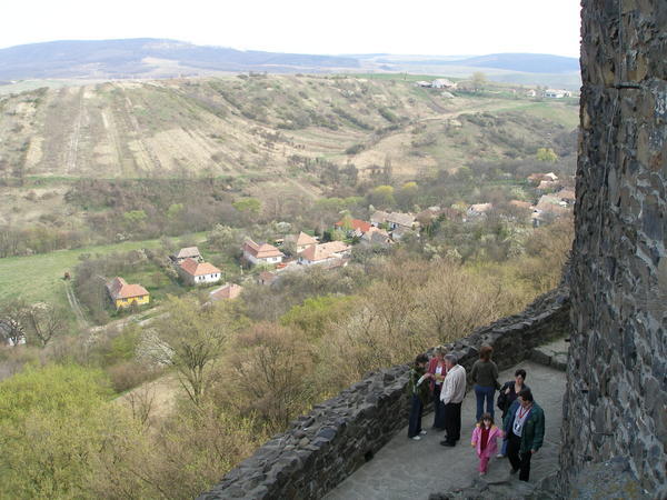 View of Hollókő from the Castle