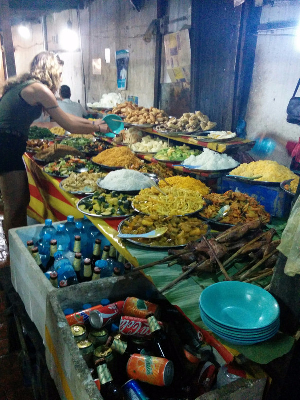 Night market buffet