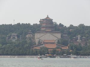 Summer Palace in smog