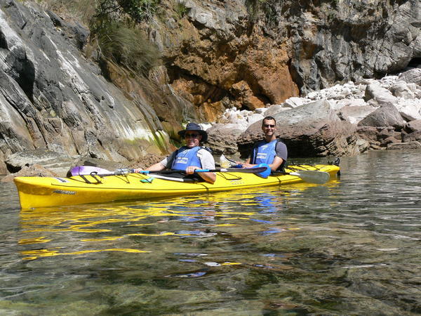 Jim and myself in our kayak