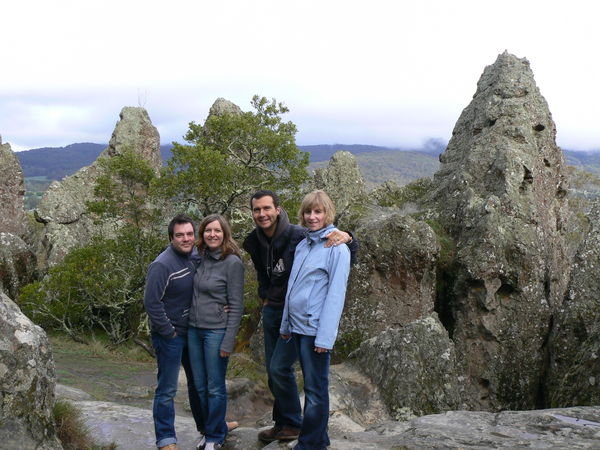 Group photo on Hanging Rock