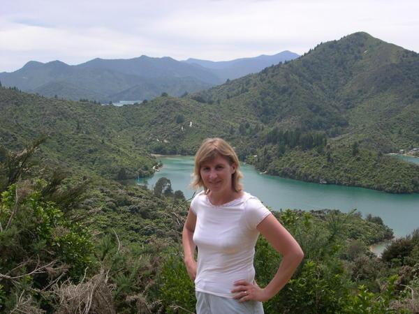 Jo-Ann overlooking Onahau Bay