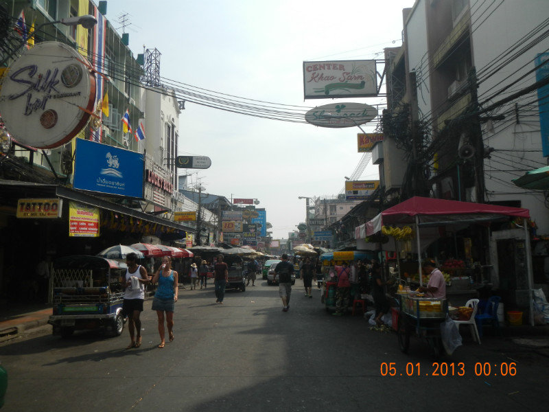 Khao San Road..in its quieter moments