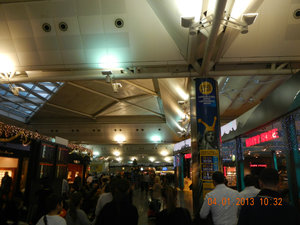 Istanbul Airport on our 4 hour layover