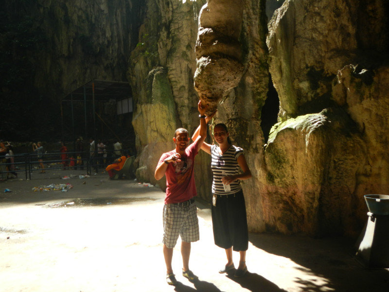 Woo hoo! touched a holy cave