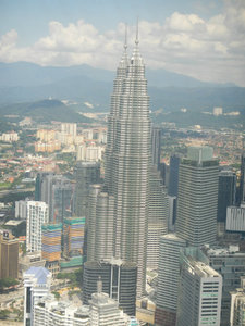 Petronas Towers viewed from KL Tower..amazing!