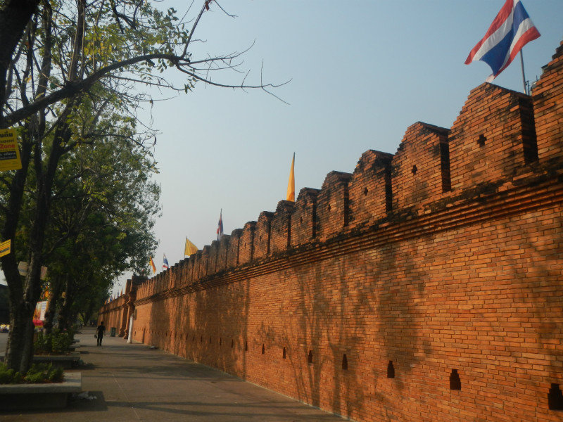 The remains of the old city wall