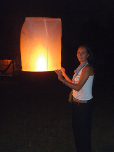 Releasing a lantern