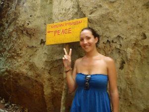 Not sure about this sign..but apparently discovered peace