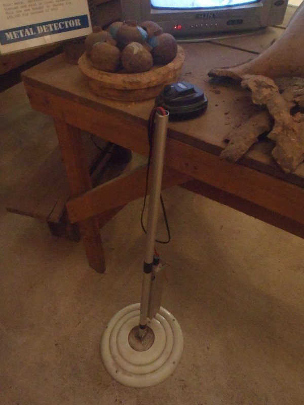 Example of a metal detector used to find UXO's