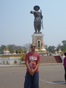 Walking around Vientiane