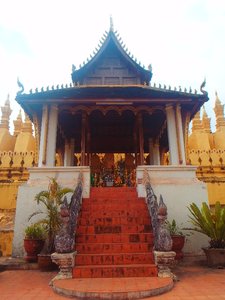 Wat inside the stupa grounds