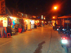 Night market around Sapa