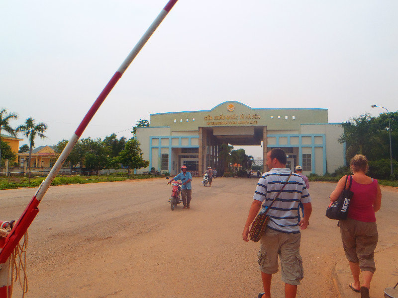 Border into Cambodia