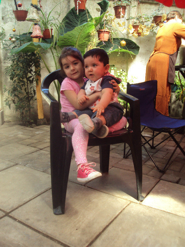 Isabella and cousin Ignacio