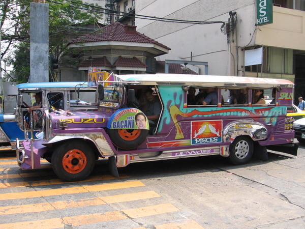 A jeepney in Manila