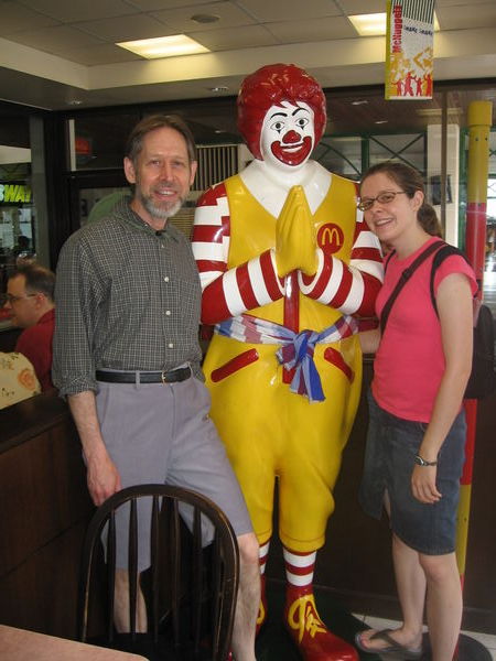With the Thai Ronald McDonald