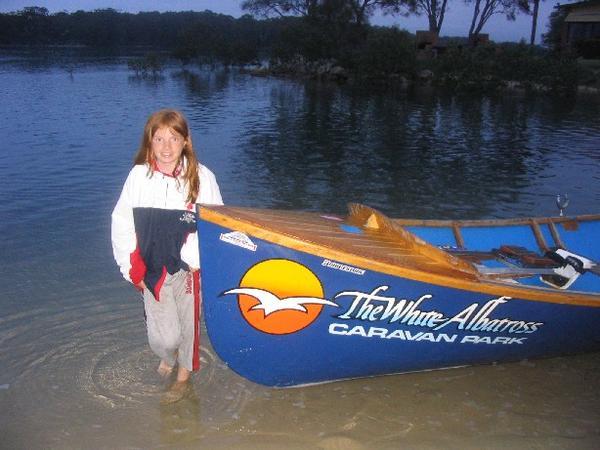 Talitha with the Nambucca Head Surf Life Saving Boat