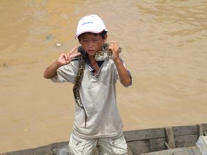 Boy with a Snake