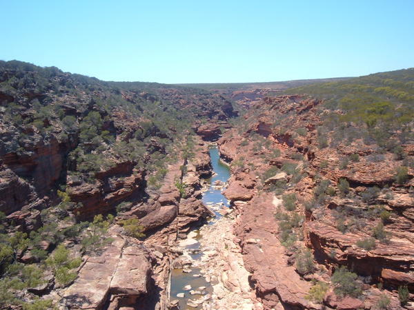 The Gorge we scaled! 