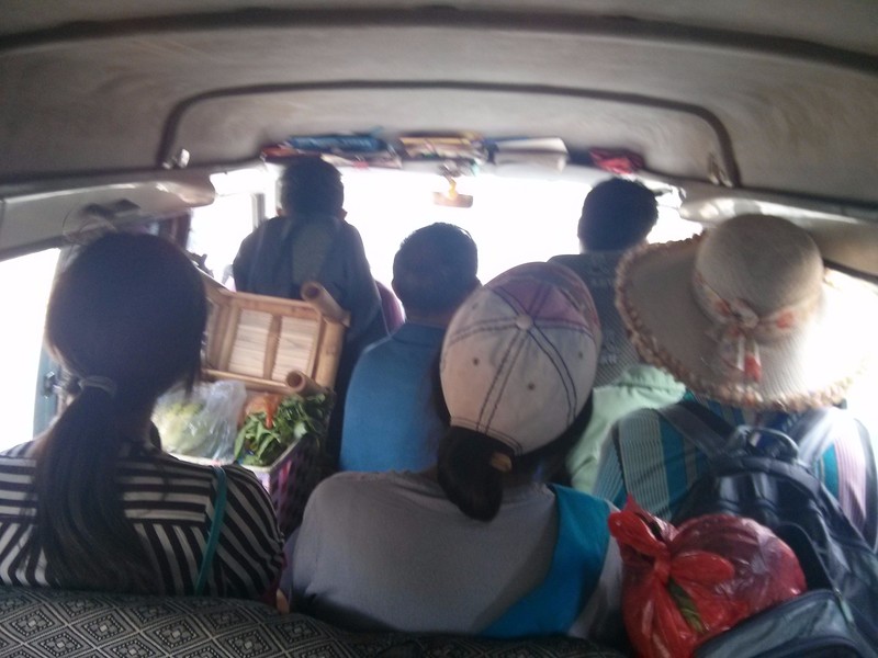 Packed Minivan