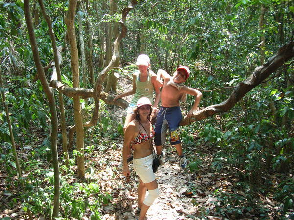 "Cranky Pants Chels & Brent just "monkeying around"!