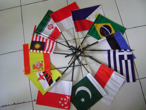 Some Flags of the participants