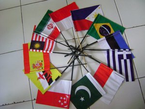 Some Flags of the participants